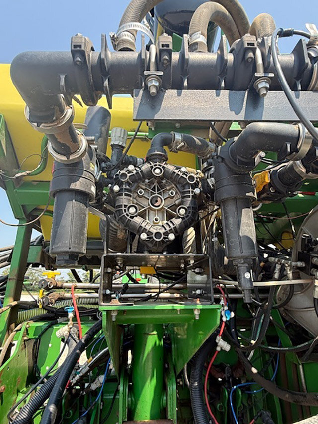 rear view of the 2010 John Deere 17 70 N T 24 Row 30 Inch planter
