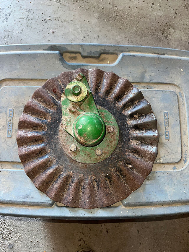 view 1 of no-till coulter for the 2008 John Deere 17 60 12 row 30 inch planter