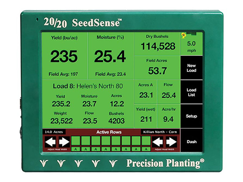 20 20 Seed Sense monitor view